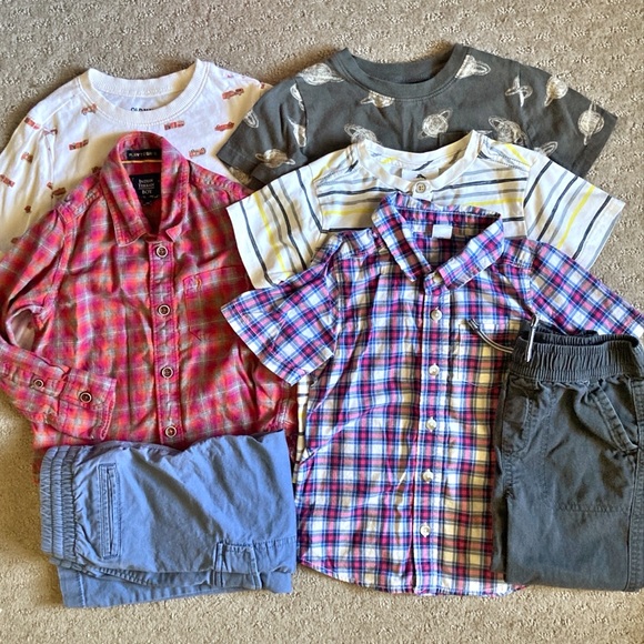 Various Other - 7-pc Bundle assorted little boys clothes, Sz ~3-4T.